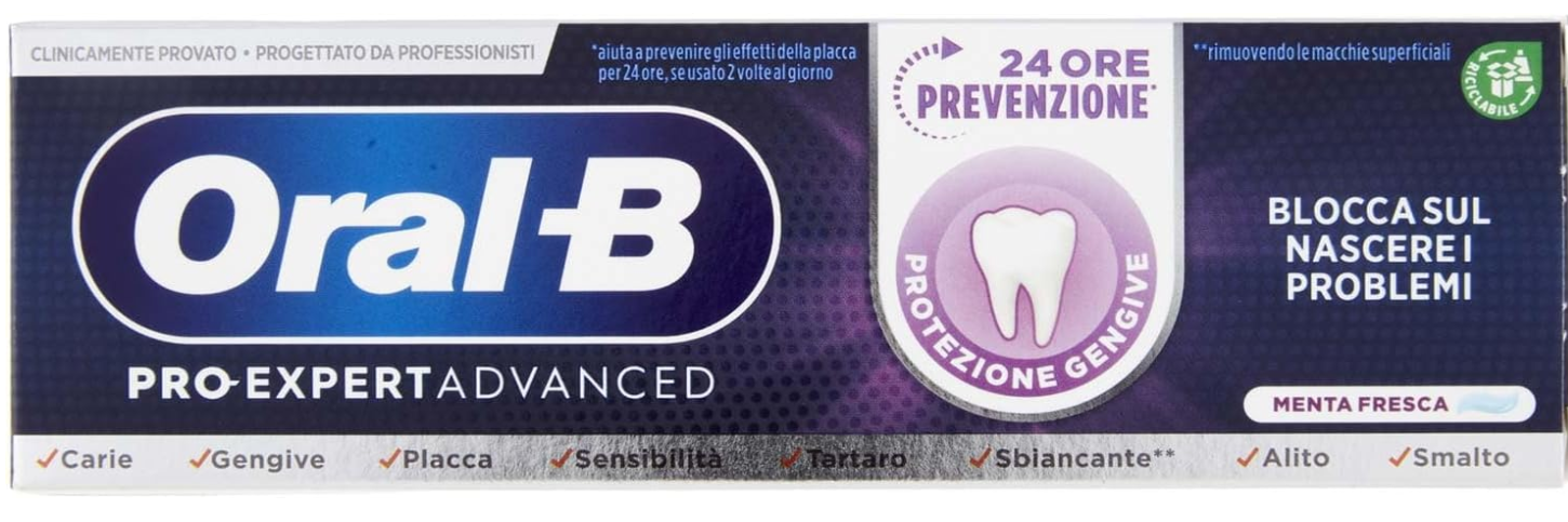 Oral B Advanced Dentifricio Protezione Gengive 75 ml